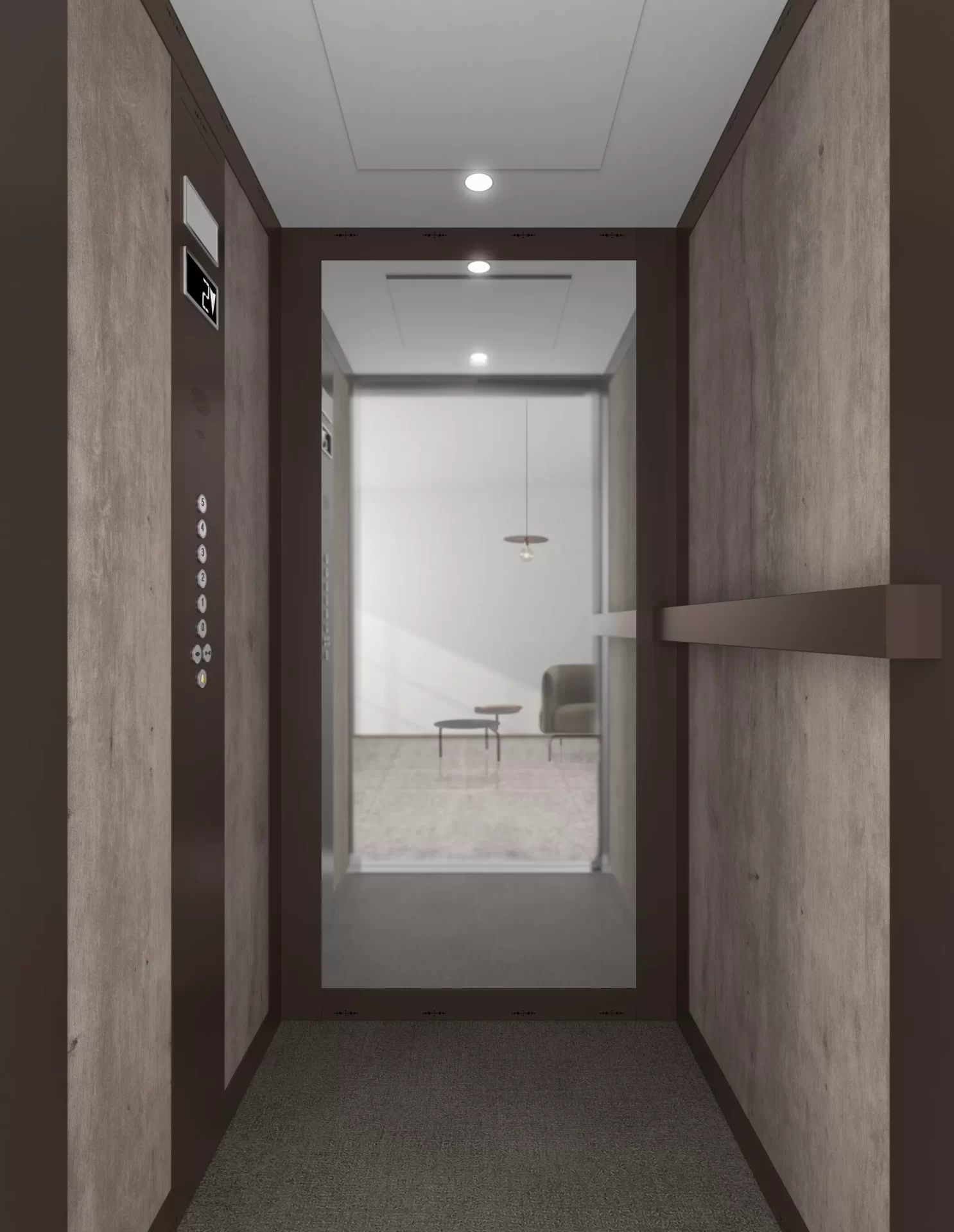 Inside View of a Home Lift Melbourne